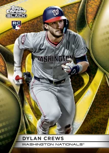 2025 Topps Chrome Black Baseball Base Dylan Crews Card – 2025 Topps Chrome Black Baseball