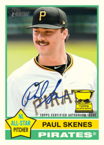2025 Topps Heritage Baseball – 2025 Topps Heritage Baseball Paul Skenes Autograph (Baseball)