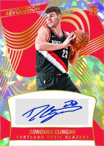 Donovan Clingan Rookie Autograph Card – 2024-25 Panini Revolution Chinese New Year Basketball