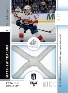 Matthew Tkachuk Stanley Cup Final Net Cord Relic Card – 2024-25 Upper Deck SP Game Used Hockey