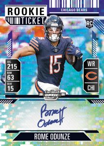 2024 Panini Contenders Optic Football Autograph Rome Odunze Card – 2024 Panini Contenders Optic Football