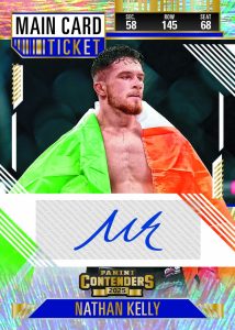 2025 Panini Contenders PFL Autograph Nathan Kelly Card – 2025 Panini Contenders PFL