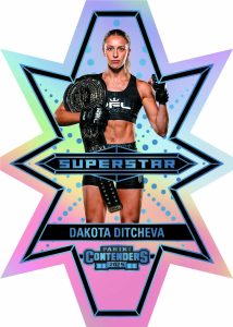 2025 Panini Contenders PFL Insert Superstar Dakota Ditcheva Card – 2025 Panini Contenders PFL