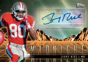 Autograph-Jerry-Rice - 2024 Topps Midnight Football