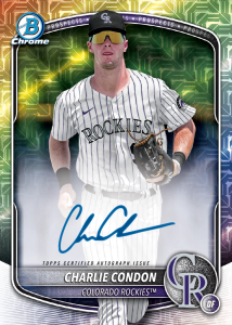 Charlie Condon Mega Autograph Card – 2025 Bowman Mega Box Baseball