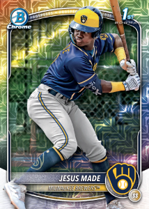 Jesus Made Mega Parallel Card – 2025 Bowman Mega Box Baseball