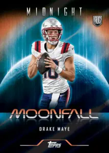 Moonfall-Drake-Maye - 2024 Topps Midnight Football