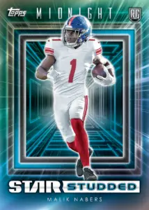 Studded-Malik-Nabers - 2024 Topps Midnight Football