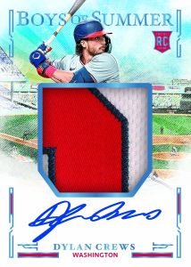 2025 Panini Boys of Summer Baseball Autograph Relic Dylan Crews Card – 2025 Panini Boys of Summer Baseball
