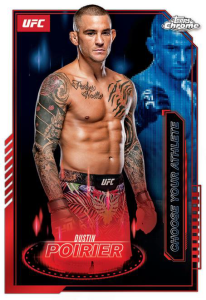 Dustin Poirier Mission Control Insert Card – 2025 Topps Chrome UFC