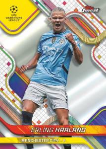 Erling Haaland Base Card Card – 2024-25 Topps Finest UEFA Club Competitions Soccer