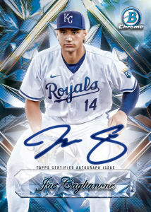 Jac Caglianone Sapphire Selections Autograph Card – 2025 Bowman Sapphire Edition Baseball