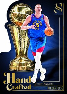 2024 25 Silhouette Basketball Base Hand Crafted Holo Jokic Card –