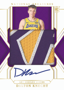 Dalton Knecht Rookie Patch Autograph Card – 2024-25 National Treasures Basketball