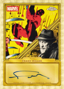 Frank Miller Autograph Superfractor Card – 2025 Topps Marvel Mint Dual Box Break #1 Random Serial Numbers