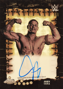 John Cena Autograph Card – 2025 Topps Chrome WWE Cactus Jack