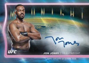 Jon Jones Autograph Card – 2025 Topps Midnight UFC