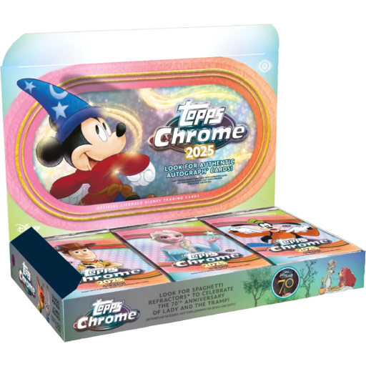 2025 Topps Chrome Disney Box Image Card –