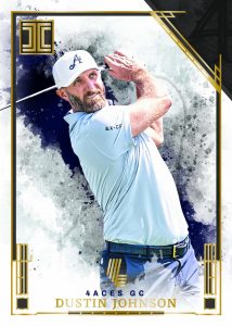 Dustin Johnson Base Holo Gold - 2025 Panini Impeccable LIV Golf