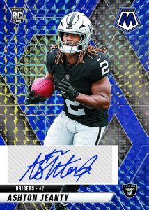 ashton jeanty rookie auto mosaic blue Card –