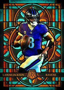 lamar jackson stained glass Card –