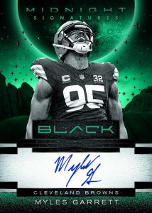 myles garrett midnight signatures Card –