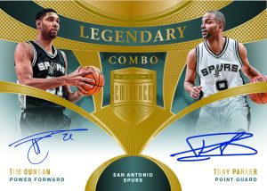 spurs legendary combo auto Card –