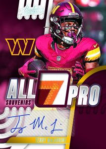 terry mclaurin all pro souvenirs auto Card –