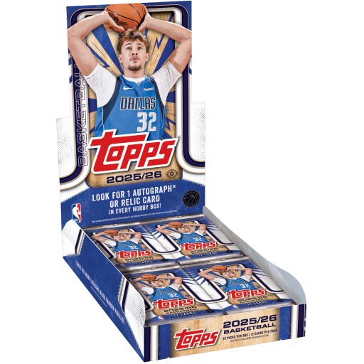 2025 26 Topps Basketball Hobby Box Card –
