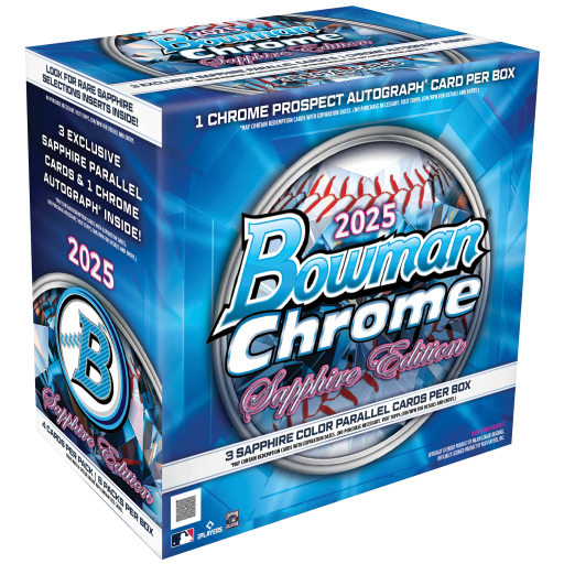 2025 Bowman Chrome Sapphire Edition Baseball Box Card –