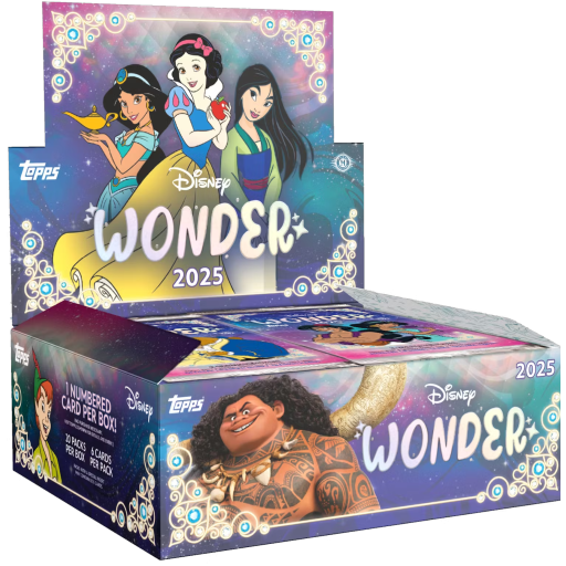 2025 Topps Dinsey Wonder Hobby Box Card –