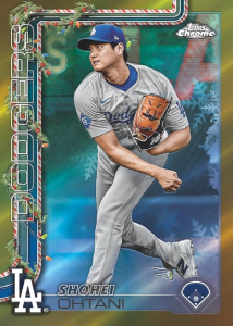2025 topps holiday baseball mega box 005 Card –