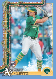 2025 topps holiday baseball mega box 009 Card –