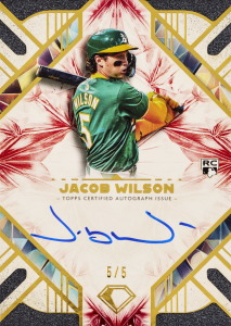 Jacob Wilson Red Autograph Rookie Card –