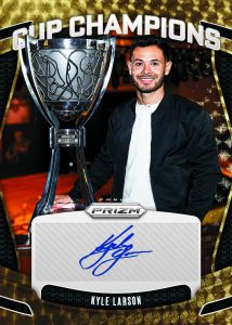 kyle larson cup champions signatures fold vinyl Card –