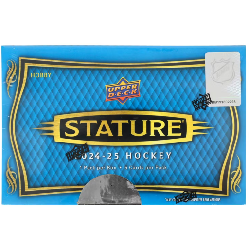 2024 25 Upper Deck Stature Hockey Box Card – 2024-25 Upper Deck Stature Hockey