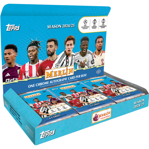 2024 25 Topps Merlin UCC Soccer Hobby Box Card –