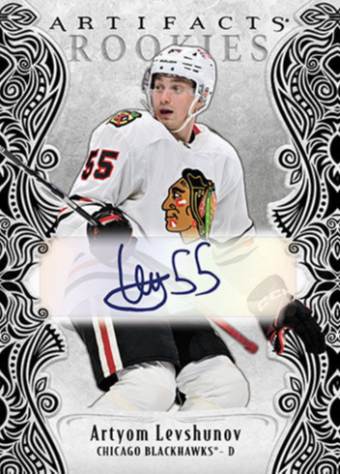 Artyom Levshunov Base Autograph Card – 2025-26 Upper Deck Artifacts Hockey