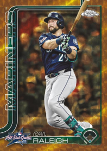 Cal Raleigh Gold - 2025 Topps Chrome Update Baseball