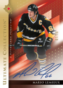 Mario LeMieux Base Set Autograph Card – 2024-25 Upper Deck Ultimate Collection Hockey