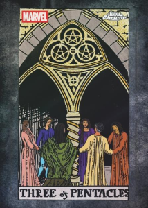 Three of Pentacles - 2025 Topps Chrome Marvel Studios