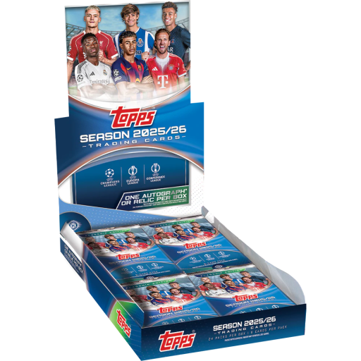 2025 26 Topps UCC Club Competitions Soccer Hobby Box Card –