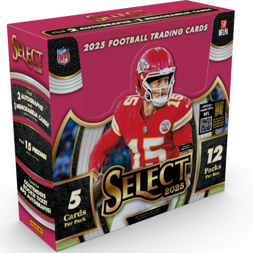 2025 Panini Select Football Hobby Box Card –