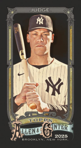 2025 topps allen ginter baseball 001 Card –