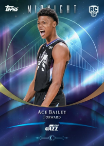 Ace Bailey Base Rookie - 2025-26 Topps Midnight Basketball