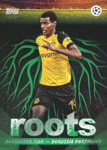 Alexander Isak Roots Green Parallel - 2025-26 Topps UCC Club Competitions Soccer
