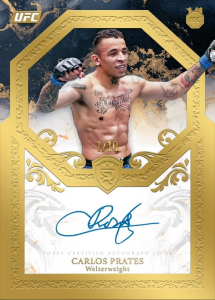 Carlos Prates Rookie Autographs Gold - 2025 Topps Royalty UFC