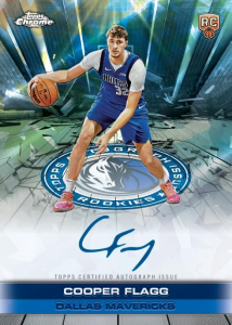 Copper Flag Topps Autograph Issue Rookies - 2025-26 Topps Chrome Basketball Sapphire