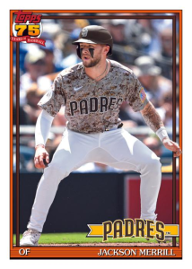 Jackson Merrill 1991 Insert - 2026 Topps Series 1 Baseball