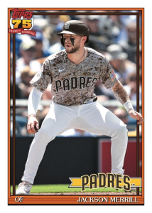 Jackson Merrill 1991 Topps Baseball - 2026 Topps Series 1 Baseball